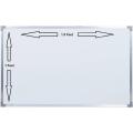 1ft x 1.5ft Dry Erase White Board Hanging Writing Drawing & Planning Whiteboard. 