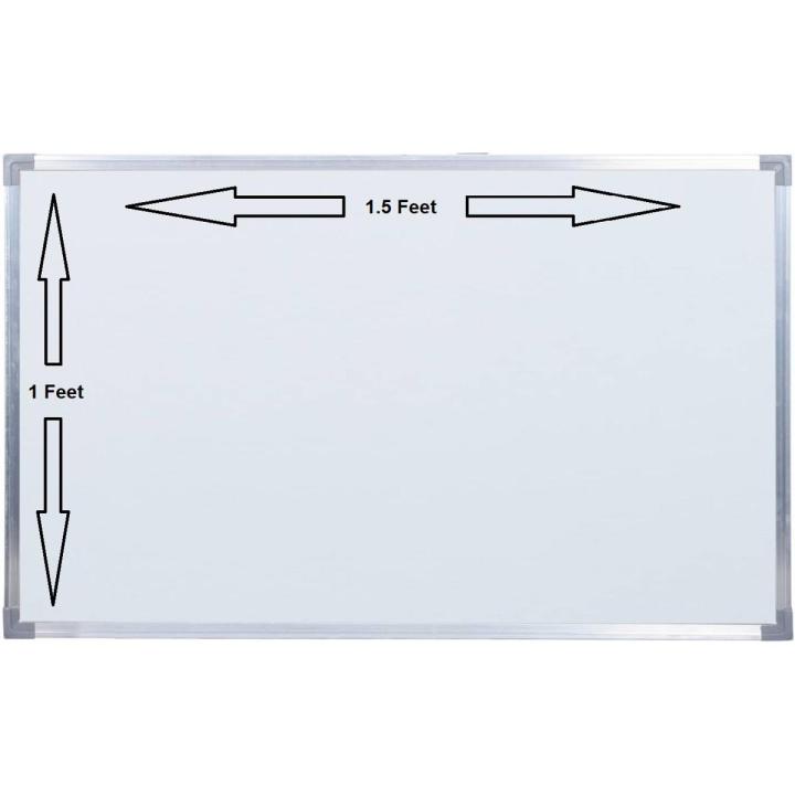 1ft x 1.5ft Dry Erase White Board Hanging Writing Drawing & Planning Whiteboard