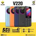 Villaon V220 & V230 Keypad Mobile Phones – Dual SIM, 2500mAh Big Battery with 55 Days Long Standby, Super Soundbox, 2.4" LCD Display, Wireless FM Radio, Rear Camera, Torch Light, Large Keypad Fonts – Durable & Affordable Feature Phones for Daily Use. 