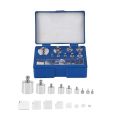 17 Pcs Calibration Weights Set, 10Mg-100G Grams Weights Calibration, Precision Steel Calibration Weight Kit. 