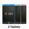 6.5" |8.5" | 10" | 12" |LCD Drawing Writing Tablet Educational Tablet For Kids Educational Tablet For Kids  Multicolor Drawing Tablet Writing LCD For Kids Educational Doodle Pad Digital Drawing Board Best for Learning & Fun - Gift for Boys & Girls. 