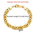 Mens 316L Stainless Steel Male Bracelet Wholesale Braslet Gold Silver Color Braclet Chunky Cuban Chain Link Bracelet For Man. 