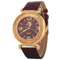 WISH bracelet watch on the new AliExpress foreign trade JOOM fashion watch Korean version gold powder watch. 