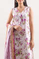 Saya Unstitched Printed Warm Cotton 3 Piece Suit For Women - Unstitched Fabric For Women - Arabic Linen Dupatta - Winter 2025. 