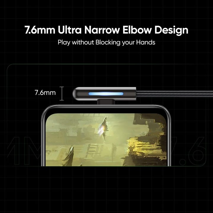 Real.me%20Type-C%2065W%20SuperDart%20Game%20Cable%20(Black)%20-%20Image%206