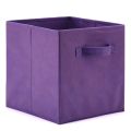 Square Foldable Storage Cubes Organizer Basket Bin 10 x10 x10 Inch Storage Boxes Storage Container with Handles for Travel Moving Toy Storage Box. 