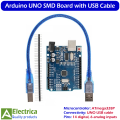 Arduino UNO R3 SMD Edition with USB Cable | ATmega328P Microcontroller Development Board for Robotics, IoT & DIY Projects by Electrica. 