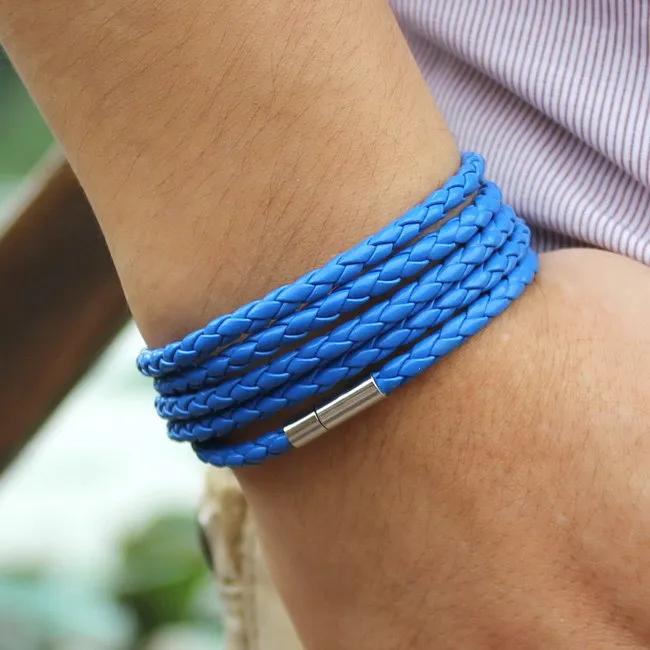 5 Layer Leather Bracelets & buy Charm Bangle