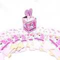 Pack of 10Pcs Unicorn Theme Goody Boxes Kids Birthday Party Celebration Candy Box for Gifts. 