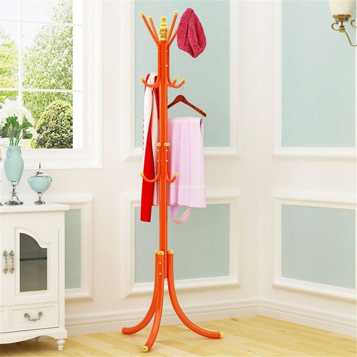 Coat Rack Hat Stand Clothes Hanger Umbrella Holder Metal Organizer with ...