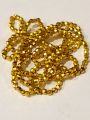 Golden Cut Round Spacer Plastic Beads. 6mm= 420 pcs / 4 strings. 5mm= 875 pcs / 5 strings. 3mm= 1248 pcs / 6 strings. For DIY Jewelry Making, Jewelry, Dress Accessories, Crafts, and Home Décor. 