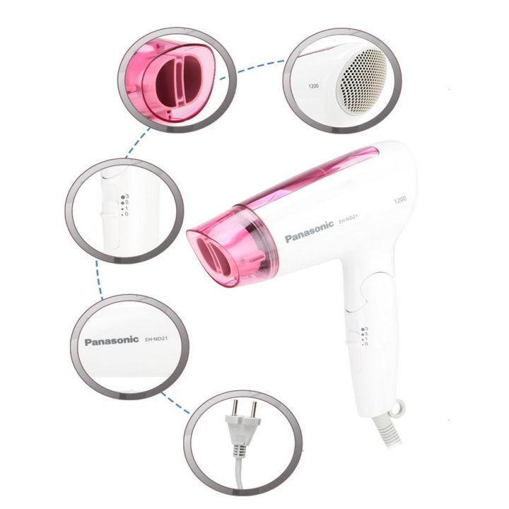 Panasonic%20EH-ND21%201200%20Watts%20Foldable%20Hair%20Dryer%20with%20Cool%20Air%20and%20Quick%20Dry%20Nozzle(White)%20-%20Image%202