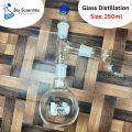 Glass Distillation Apparatus,Distillation Apparatus, 250ml Glass Distillation Equipment Labware, Essential Oil Extraction Distillation Apparatus Water Distiller Purifier.. 
