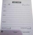 Gate Pass Triplicate Book 3 Ply (Used to keep track movement of inventory and stock outside the warehouse premesis). 