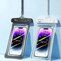 Waterproof Phone Bag Black Border Touch Screen Mobile Phone Bag. 