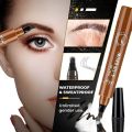 UNISEX 4-POINT MULTIPURPOSE EYEBROW PEN FOR WOMEN. 