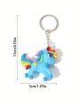 My Little Pony 3D Silicone Keychain Pendant Key Ring Toy Figure Girl and Boy Birthday Xmas Gift Twilight Sparkle Rainbow Dash Animation Peripheral Kawaii PVC Pendant Creative Key Chain Nature Action Doll Fluttershy Twilight Sparkle Pinkie Pie Toy Keychain. 
