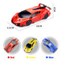 Remote Control Lamborghini Wall Climber Rechargeable Stunt Car With Front Lights - Size Approx. 7 inch - Assorted Color. 