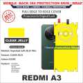 REDMI A3 full Back 360 Protection skin wrap with sides and camera protection premium quality full cover. 
