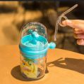 Children's Pot,Spray Baby Sippy Cup With Straw For Kids - 250ml. 