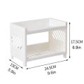 Multipurpose Mini Storage Rack - Sturdy & Stylish Organizer for Home, Office, Kitchen, and Bathroom. 