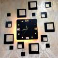 Square Wooden Clock With Premium Light I The New Wooden Wall Clock Big Size I Wall Clock I Wooden Wall Clock I Wall clocks for bedroom I Wall Clocks for drawing room I Wooden Wall Clocks for bedroom. 