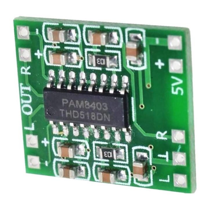 PAM8403 Super Mini Digital Amplifier Circuit Board With Volume Control 12V | PAM-8403 Class D Audio Amplifier Module Kit - 3W