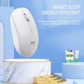 Aigo M20 Wireless Mouse Portable Magic Silent Ergonomic Mice For Laptop iPad Tablet Notebook Office Gaming Mouse. 