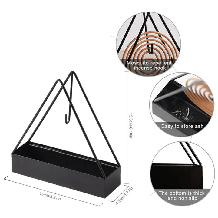 Iron Insect Refill Coil Metal stand Rack, sleek design Nordic metal insect mosquito coil holder