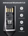 UGREEN Bluetooth aux adapter car with Bluetooth TF Card Slot, Car Bluetooth Aux Adapter with TF, Micro SD Music Play, Aux Bluetooth Audio Receiver with Mic, Plug Play for Car Home Stereo. 