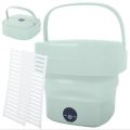 Mini Washing Machine Bucket Folding Portable Laundry Machine Clothes Washing. 