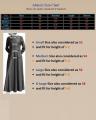 Black Chiffon Butterfly Style Double Layer Abaya. 