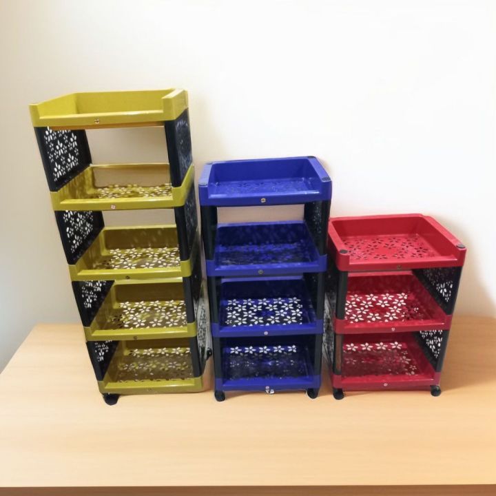 MTJ ,5 layer plastic rack with wheels, 3,4,5 tier plastic rack for ...