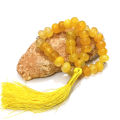 Yellow Color Aqeeq Stone Tasbeeh 33 Beads  (Size 8MM 10MM 12MM 14MM) - Fancy Men and women Choice Color Tasbih (Agates) muslim Agate zikr prayer Tasbeeh - handmade Rosary 12mm tasbi counter Stress Relaxation. 