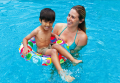 Intex 59230 / 59241 Recreation 20/24 Inch Lively Print Swim Ring Summer Fun Float Inflatable For Kids Baby Swimming Pool Ring Tube 3+ year age. 