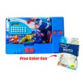 Avengers Jumbo Geometry Box for Boys – Built-in Calculator + Free Color Pencil Box | Kids Stationery Gift Set | Galaxy Bazaar. 