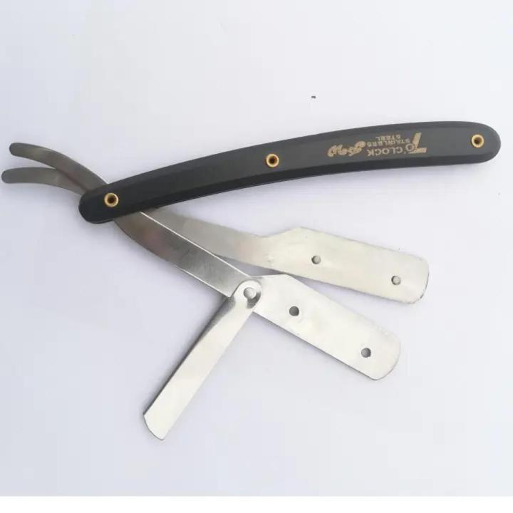 Barber Ustraa, Stainless Steel Shaver Ustra For Salon And Home Use, Shaving Razor For Men, Men's Shaving Ustra Razors, Straight Cut Throat Razor, Barber Razors