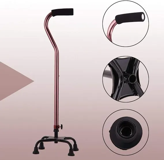 Imported%20Aluminum%20Quad%20Cane%20Four%20Feet%20Adjustable%20Crutch%20Walking%20Stick%20-Light%20Durable%20height%20Adjustable%20-%20Image%203