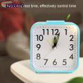 Small Bedside Clock Silent Battery Powered Alarm Clock with Night Light Perfect for Heavy Sleepers Kids Elderly Easy to Read Travel Friendly Compact Alarm Clock. 