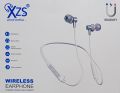 XZS BT M51 Wireless Bluetooth Earphone Nackband, Metal With MIC. 
