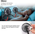 Wego Neck Fans Mini Portable Outdoor Fan Personal Fan USB Battery Operated Rechargeable Neckband Fan. 