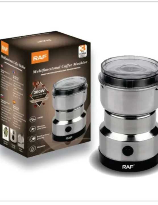 RAF Stainless Steel Electric Dry Mill Masala Spice and Coffee Grinder 300W with Stainless Steel Blade