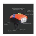 LED Front Head Light & Bell Horn Hooter Siren Alarm Bicycle Cycling LED Front Light. 