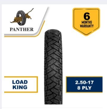 badgePanther Load King 2.50-17 Tyre Tube Set (Rear) 8 PR - 70 CC - Motorcycle Tube Tyre – Panther Tyres & Tubes. USMAN PAKISTAN