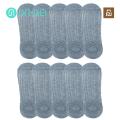 Breathable Men Socks 5 Pairs Men Ultra-thin Ankle Socks Solid Color Hollow Out Mesh Shallow Non-slip Silicone Invisible Breathable Summer Socks Men Ultra-thin Socks. 