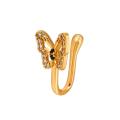 Nose Ring Creative Shape Reusable Butterfly Nose Ring Nose Jewelry. 