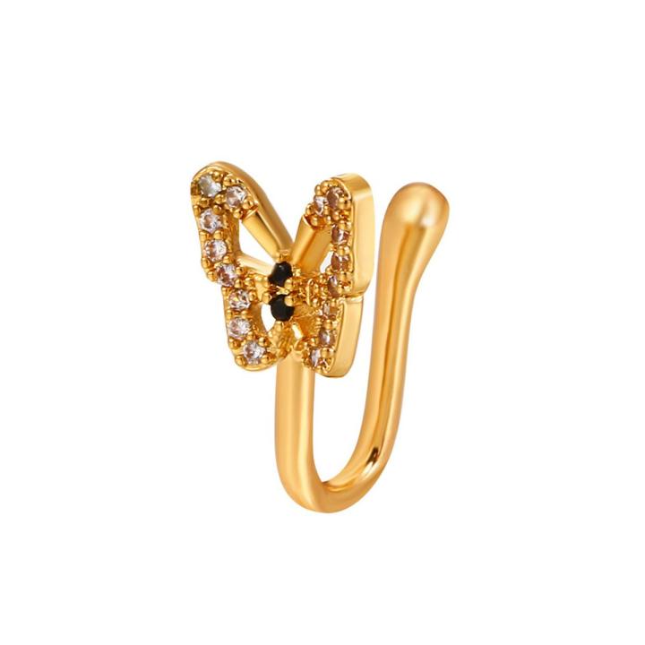 Nose Ring Creative Shape Reusable Butterfly Nose Ring Nose Jewelry