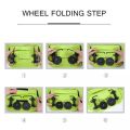 New Arrival Folding Shopping Pull Cart Trolley Bag with Wheels Foldable Shopping Bags Reusable Grocery Bags Food Organizer Vegetables Bag Waterproof Non-Woven Market Bag. 