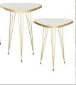 1 Pcs / Set of 3 Round Coffee Table HIGH Gloss Nesting End Tables - Round Wood Stacking Coffee Side Accent Tables with Metal Legs for Living Room, Home Office, Nightstands for Bedroom, Sturdy Easy Assembly - 3 Piece Nesting Table set for living Room. 