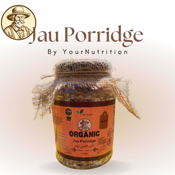 Organic Oats Jau-Sunnah Jau Porridge half kg by YourNutrition